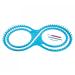 WAYION 55 Afphgan Serenity Loom Knitting Board Weave Loom Kit with Step by Step Instructions Great for The Experienced Loom Knitter(Blue/Pink) (Blue)