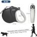 Fida Retractable Dog Lead Extendable 8m Heavy Duty Pet Walking Leash for Medium Large Dog up to 50kg Tangle Free. One-Hand Brake Dog Leads Strong Retractable for Large Breed Dogs - Black 8m (pack of 1) Black - Buy Online on SooperMarket.com