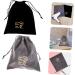 Gogogmee 2pcs Hair Dryer Bag Storage Bags Makeup Travel Bag Multifunctional Drawstring Bags Velvet Bag - Buy Online on SooperMarket.com
