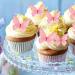 48 Edible Pink Butterflies - Alegre Butterflies TorteDeco | Cake & Cupcake Toppers for Weddings & Baby Showers - Buy Online on SooperMarket.com