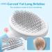 ZIMCATE Cat & Dog Brush - Ergonomic One-Click Cleaning Tool for Short & Long-Haired Pets Ideal for Rabbits - Blauer See Wool Brush - Buy Online on SooperMarket.com