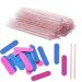 100 PCS Nail Stick Cuticle Pusher Bulk  100 PCS Mini Nail Files Double Sided Nail Buffer  Nail Care Sticks  Cuticle Manicure and Pedicure Stick for Fingernail  Cleaning Cuticle Stick - Pink Pink 200PCS