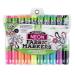 Tulip Permanent Fabric Brush Tip Markers  Neon  Set of 10