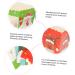 HAPINARY 12pcs Boxes Christmas Popcorn Box Xmas Gift Packing Case Candy Gift Bags Christmas Candy Bag Christmas Party Favor Christmas Candy Favor Boxes Paper Gift Box Fashion - Buy Online on SooperMarket.com