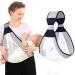 Summary baby breathable baby carrier newborn from birth quick drying networking material thick shoulder straps adjustable baby carriers for baby sling newborn toddlers up to 20kg (gray) ... mesh baby sly