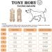 Tony Hoby Dog Suit for Men & Women | Striped Soft Cotton Overall for Dogs | Comfortable Sleepwear S Brown-Boy - Buy Online on SooperMarket.com