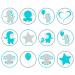 24 Elephant Gender Reveal Cake Toppers Boy Or Girl Baby Shower Cake Toppers Baby Boy Cupcake Toppers Blue Baby Shower Cake Decorations Baby Boy Cake Decorations Blue Baby Shower Cake Topper