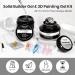 MIZHSE Solid Nail Builder Gel and 3D Nail Gel Kit All in 1 Kits with Chrome Powder and Silicone Nail Art Sculpture Pen Clear Gel Nail Extension 3D Sculpting Gel for Nails Strengthen Gel for Nails Art - Buy Online on SooperMarket.com