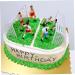 VILLFUL 8pcs Football Appetizer Picks Soccer Birthday Party Supplies Dessert Toppers Figurine Food Flags Soccer Party Decorations Pastel Party Decorations Sports Decor First Cake Cocktail - Buy Online on SooperMarket.com