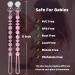 LcyKohn Blinky Clip Holder Pacifier Clips Strap Teether Toy for Newborn Baby Girl - Blush & Soft Lilac, 2-Pack - Buy Online on SooperMarket.com