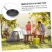 MAGICLULU Stainless Steel Griddle 1pc Outdoor Non Stick Pan Iron Honeycomb Water Cup Camping Skillet - Buy Online on SooperMarket.com