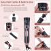 6 in 1 Curling Iron Set with Interchangeable Ceramic Barrels, LCD Temperature Display, Dual Voltage - Heats Up Quickly for Hair Crimping & Waving - Includes Glove & Clips - Buy Online on SooperMarket.com
