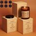 Pumpkin Spice Latte Aromatherapy Candles - Perfect Women's Gift Set for Stress Relief Meditation & Relaxation | 9oz Amber Jar Candles - Buy Online on SooperMarket.com