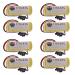 Pack of 8 1770-XYC 3V 1800mAh Battery Replacement for 1770-XYC/A 1770-XYB 1756-BA1 with Black Plug Non-Rechargeable