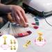 Beaupretty Nail Holder & Art Stand Set | Magnetic Nail Tip Training & Display Holder | Japanese Pink Crystal Design for Nail Art - Buy Online on SooperMarket.com