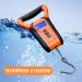 Waterproof Fish Scale Floating Fishing Scale with Lip Gripper - 110lb/50kg, Backlit LCD Display, Memory Storage & Summation - Perfect Fishing Gift for Men - Buy Online on SooperMarket.com