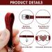 Cobee Bling Heart Cat Neck Band with Bell - Adjustable Rhinestone Pet Collar for Small Cats & Dogs - Safe & Stylish (Red) - Buy Online on SooperMarket.com