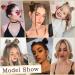 Sofeiyan 2PCS Mini Claw Clip Hair Bun Extensions - Cat Ears Messy Updo Space Bun Accessory for Women/Girls in Strawberry Blonde & Bleach Blonde - Buy Online on SooperMarket.com