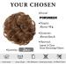 2PCS Light Auburn Messy Hair Bun Extensions - Curly Wavy Updo Scrunchies for Women - Synthetic Chignons - 30 - Buy Online on SooperMarket.com