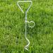 Milestone Camping 31690 Outdoor Corkscrew Tie Out Stake / Keyring Attachment / Tether Pets and Tents / Ideal for Camping Hiking Fishing and More - Buy Online on SooperMarket.com