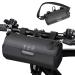 Eyin bicycle handlebar bag 2 l waterproof reflective bicycle bag handlebar with removable shoulder strap for racing bike MTB e-bike rides outdoors (round run)