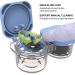 Portable Contact Lens Container & Travel Cosmetic Organizer - Ink Blue - Buy Online on SooperMarket.com