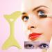 Eyeliner Guide Tool - Portable Multifunctional Eyeliner Stencils - Mascara Shield for Beginners Eyebrow Stencils for Winged Eyeliner Lashes Lip Liner Dalynn Yellow - Buy Online on SooperMarket.com