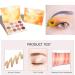 Yeweian Glitter Matte Orange Pink Eyeshadow Palette - 12 Colors Shimmer High Pigmented Makeup, Waterproof & Long-Lasting for Women - Buy Online on SooperMarket.com