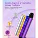 Travel Size Curling Iron - Dual Voltage Mini Curler for Short Hair | 3/4 Inch Ceramic Hair Curler with Keratin & Argan Oil | Ideal Travel Hair Styling Tool - Buy Online on SooperMarket.com