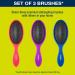 Conair Gently Detangle Hair Brush 3 Count - Flexible Bristles - for Dry and Wet Hair (Color May Vary) - Buy Online on SooperMarket.com