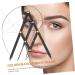 Anneome 1pc Second Generation Scale Calipers Eyebrow Measuring Rulers Makeup Set Stainless Steel 25x5x0.6cm Black - Buy Online on SooperMarket.com