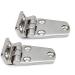 NRC&XRC Heavy Duty Marine Grade 316 Stainless Steel Offset Short Side 2-1/5" x 1-1/2" OR 2-3/4"x1-1/2 Casting Hinges (Pair) 3/16" Thinckness for Door, Cabinet of Boat, RVs (Pair) 2-3/4" (L)x1-1/2"(W)