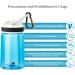 Kids Water Bottle 2 Pack with Straw - 12oz BPA-Free Small Bottles for School, Boys, Girls - Leakproof, Portable, Blue - Perfect for Outdoor Sports, Travel - Includes Clip - Tritan Material - Buy Online on SooperMarket.com