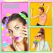 Yunlly 80s Neon Scrunchies - 96 Pcs Hair Ties for Women | 6 Colors - Buy Online on SooperMarket.com