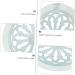 Cabilock Pattern Disc Vintage Decor Astetic Room Decor Wooden Wall Decor Wall Hanging Delicate 20x20cm Grey - Buy Online on SooperMarket.com