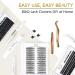 72 Cluster Lashes D Curl | Natural Fluffy Lash Extensions DIY | UK-FD-B51-D-MIX - Buy Online on SooperMarket.com