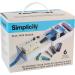 Simplicity 3881925US Sewing and Quilting Bias Tape Maker Tool with 6 Different-Sized Tips, Multicolor, 9pcs
