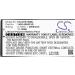 Buy 3000mAh Replacement Battery for Wasp DR3 & DR4 2D - 633809002175 (3.7V) | International Shipping Available - Buy Online on SooperMarket.com