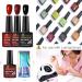 Red Gel Nail Polish Set Burgundy Dark Red Black Nail Varnish Sets Rose Red Autumn UV/LED Nail Lamp Soak off Nail Art Manicure Gel Nail Polish Kit for Salon DIY at Home - Buy Online on SooperMarket.com