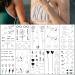 Esland Realistic Best Friends Temporary Tattoos Matching Bestie Tattoo Stickers for Women  Girls  Couples and Family