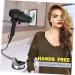 Alipis Adjustable Blow Bathroom Storage Suction Hair Stand Cup Steel Holder Dryer Rack Hands - Buy Online on SooperMarket.com