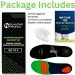 Plantar People Orthotic Insoles with Arch Supports & Silicone Heel Pads - XS (UK 3-4.5) for Plantar Fasciitis Treatment - Buy Online on SooperMarket.com