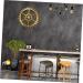Cabilock 1pc Gear Ornaments Office Decore Wall Gear Wheel Art Wall Decoration Vintage Gear Wall Art Wooden 24X24CM - Buy Online on SooperMarket.com