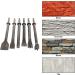 KUNTEC 9Pcs Pneumatic Chisel Tool Air Hammer Punch Chipping Bits Set 0.39 Inches Round Style Shank - Buy Online on SooperMarket.com
