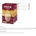 Temas Costa Coffee Instant Coffee Sachets Bundled With Reusable Coffee Cup Sleeves & Coffee Stirrers | 3 Flavours - Creamy Cappuccino Salted Caramel Latte Millionaire Mocha (Mixed Variety Flavour) - Buy Online on SooperMarket.com