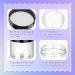 150 Pieces Plastic Container Jars with Lids Round Clear Cosmetic Jars Empty Clear Plastic Jars for Lotion Cream Ointments Makeup Eye Shadow Rhinestone Samples Pot Travel Storage (2 oz) - Buy Online on SooperMarket.com