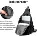 G4Free Tactical EDC Sling Backpack Military Rover Shoulder Sling Bag Pack with Pistol Holster for Concealed Carry Black - Buy Online on SooperMarket.com