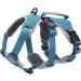Belpro multi-purpose dog harness no breakdown no pulling reflective adjustable vest with durable handle dog dishes for large/active dogs (blue m) m (1 Pack) blue