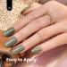 Beetles Sage Green Gel Polish 15mL - DIY Nail Art Soak Off UV LED Manicure Salon - 1 Pcs - Buy Online on SooperMarket.com