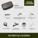 Wild Water Deluxe Fly Fishing Combo Starter Kit - 5/6 Weight 9ft Graphite Rod, Accessories, Aluminum Reel, Carrying Case | Fly Box & Fishing Flies - Buy Online on SooperMarket.com